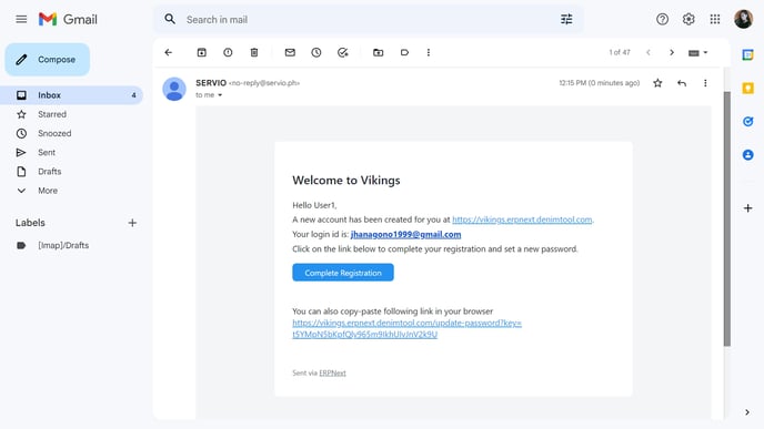 Email Invite